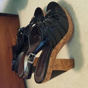 Calvin Klein Slingback Heels, Size 9.5, Never Worn